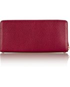 Sophie Hulme Long Textured-Leather Wallet - Lyst