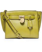 Michael Kors Hamilton Traveler Leather Messenger - Lyst
