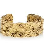 Aurelie Bidermann Braided Gold-Plated Cuff - Lyst