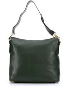 Prada Green Leather Large Hobo Bag - Lyst