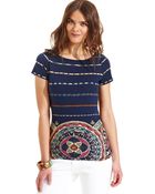 Lucky Brand Jeans Printed Top - Lyst