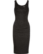 Zac Posen Embroidered Satin Dress - Lyst