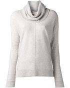 Vince Seamed Sweater - Lyst