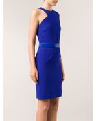Stella McCartney Cut Out Belted Dress - Lyst