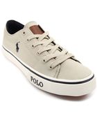 Polo Ralph Lauren Cantor Grey Canvas Sneakers - Lyst
