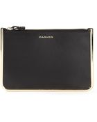 Carven Smooth Corner Clutch - Lyst