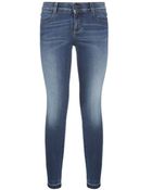 Stella McCartney Skinny Ankle Grazer Jeans - Lyst