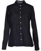 Eleventy Denim Shirt - Lyst