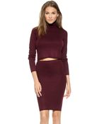 Rachel Pally Cropped Turtleneck - Black - Lyst