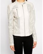 Y.a.s Resist Leather Perforated Jacket - Lyst