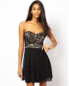 Tfnc Prom Dress with Lace Bodice - Lyst