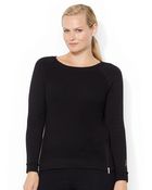 Lauren by Ralph Lauren Plus Combed Cotton Sweater - Lyst
