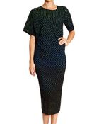 M Missoni Dress Sleeve 3/4 Mesh Jaquard Fantasy - Lyst
