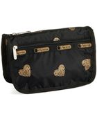 Lesportsac Plus Snakeskin Cosmetics Case - Lyst