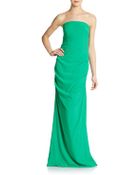 Nicole Miller Strapless Gown - Lyst