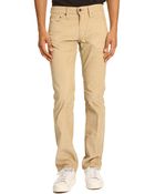 Levi's 511 Slim Fit Trousers Beige Corduroy - Lyst
