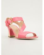 Sergio Rossi Strappy Sandals - Lyst