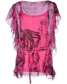 John Galliano Blouse - Lyst