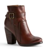 Frye Patty Leather Riding Booties - Lyst
