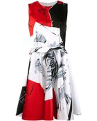 Prabal Gurung Abstract Printed Dress - Lyst