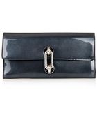 Balenciaga Maillon Money Patent-Leather Wallet - Lyst