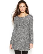 Vince Camuto Long-Sleeve Tunic Sweater - Lyst