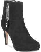 Adrienne Vittadini Poppers Booties - Lyst