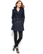 DKNY Double-Breasted Trench Coat - Lyst