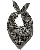 Weekend By Maxmara Animal Print Silk Scarf - Lyst