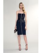 Amanda Wakeley Misora Strapless Corset Dress - Lyst