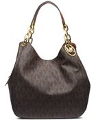 Michael Kors Fulton Large Logo Shoulder Bag - Lyst