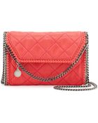 Stella McCartney Falabella Quilted Flap Shoulder Bag - Lyst