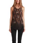 3.1 Phillip Lim Beaded Wheat-Print Tank - Lyst