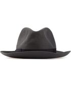 Borsalino Trilby Hat - Lyst