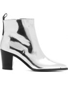 Acne Studios Loma Metallic Leather Ankle Boots - Lyst