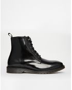Asos Boots In Leather - Lyst