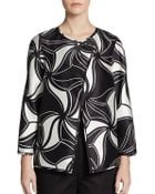 Lafayette 148 New York Venus Printed Wool/Silk Jacket - Lyst