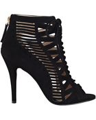Nine West Angellica Gladiator Booties - Lyst