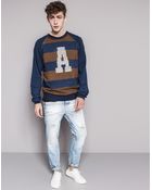 Pull&Bear Print Sweatshirt - Lyst