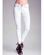 Bebe Volcanic Skinny Jeans - Lyst