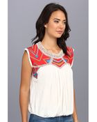 Free People Tribal Disco Tee - Lyst