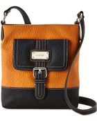 Nine West Tan & Black Rocky Crossbody - Lyst