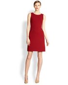 Akris Wool Sheath Dress - Lyst