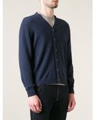 Brunello Cucinelli Vneck Cardigan - Lyst
