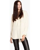 H&M Satin Blouse - Lyst