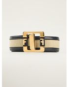 Salvatore Ferragamo Vintage Logo Buckle Belt - Lyst