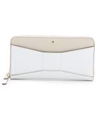 Kate Spade Lacey Continental Wallet - Ostrich Egg/Cream - Lyst