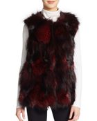 Annabelle New York Crosby Fox Fur Vest - Lyst