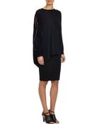 Maison Martin Margiela Chain-Detail Oversize Sweater - Lyst