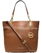 MICHAEL Michael Kors Brooke Leather Tote Bag - Lyst